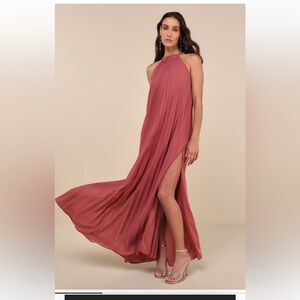 Lulu's Mauve Maxi Dress